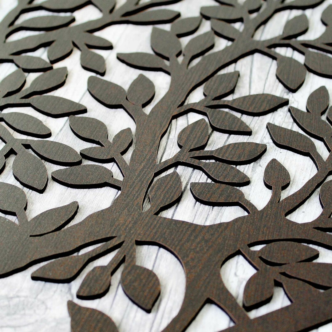 Drevený strom na stenu - Srdce | Wenge