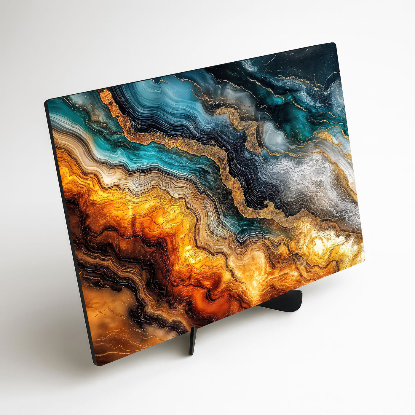 Dřevěný obraz - Kamenné vrstvy