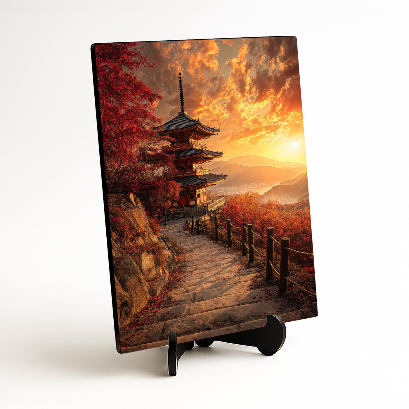 Obraz na stenu - Pagoda pri západe slnka