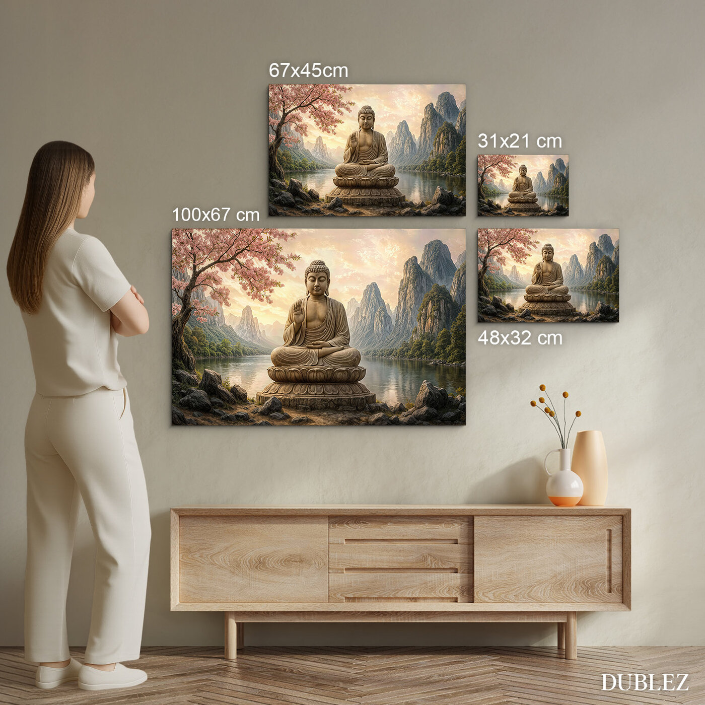 Colorful wall art - Buddha
