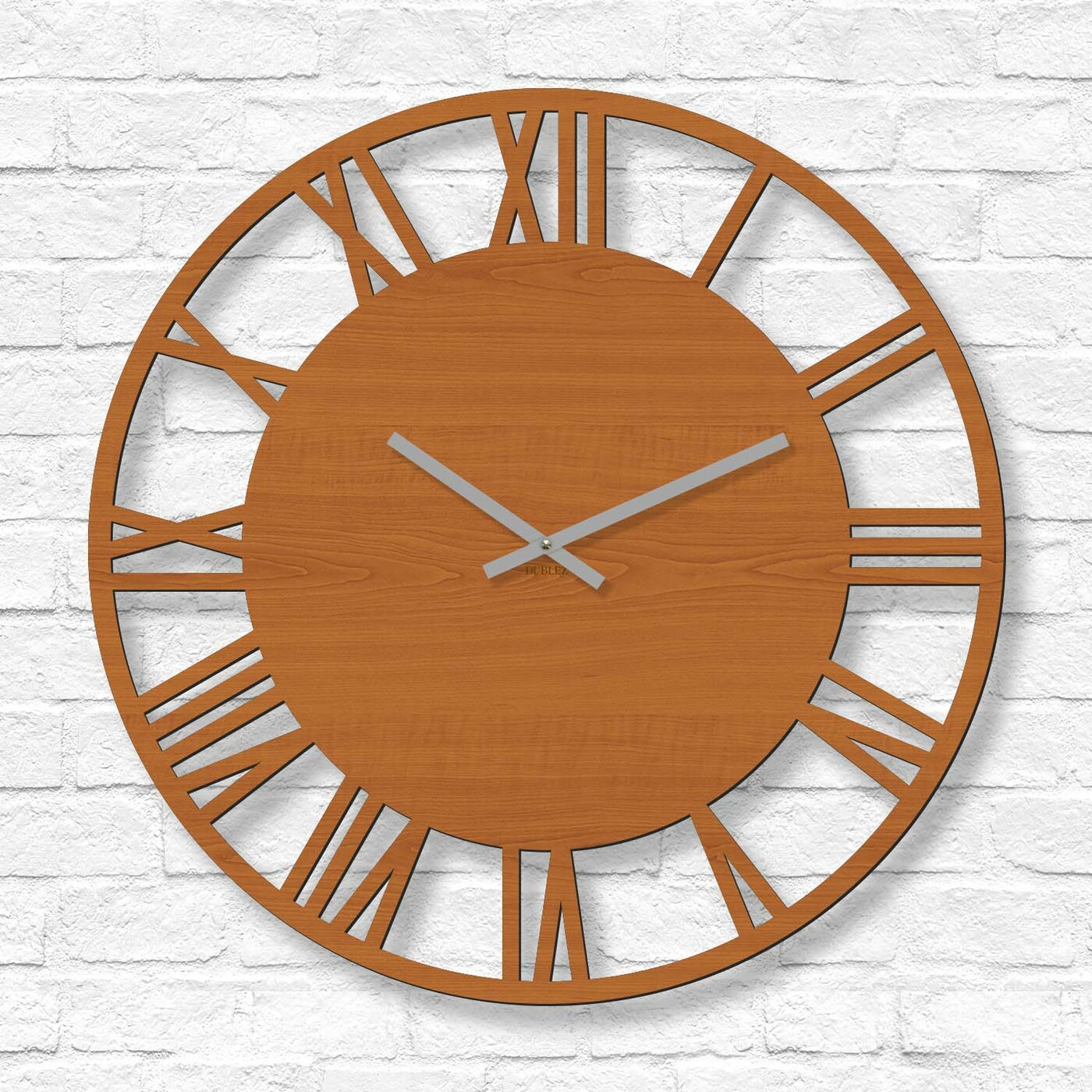 Fa falióra - Római számok - Silver | Cseresznye