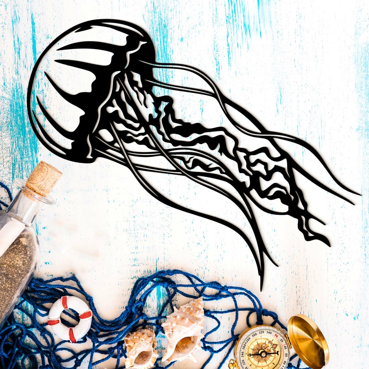 Moderný obraz na stenu - Medúza | Čierna