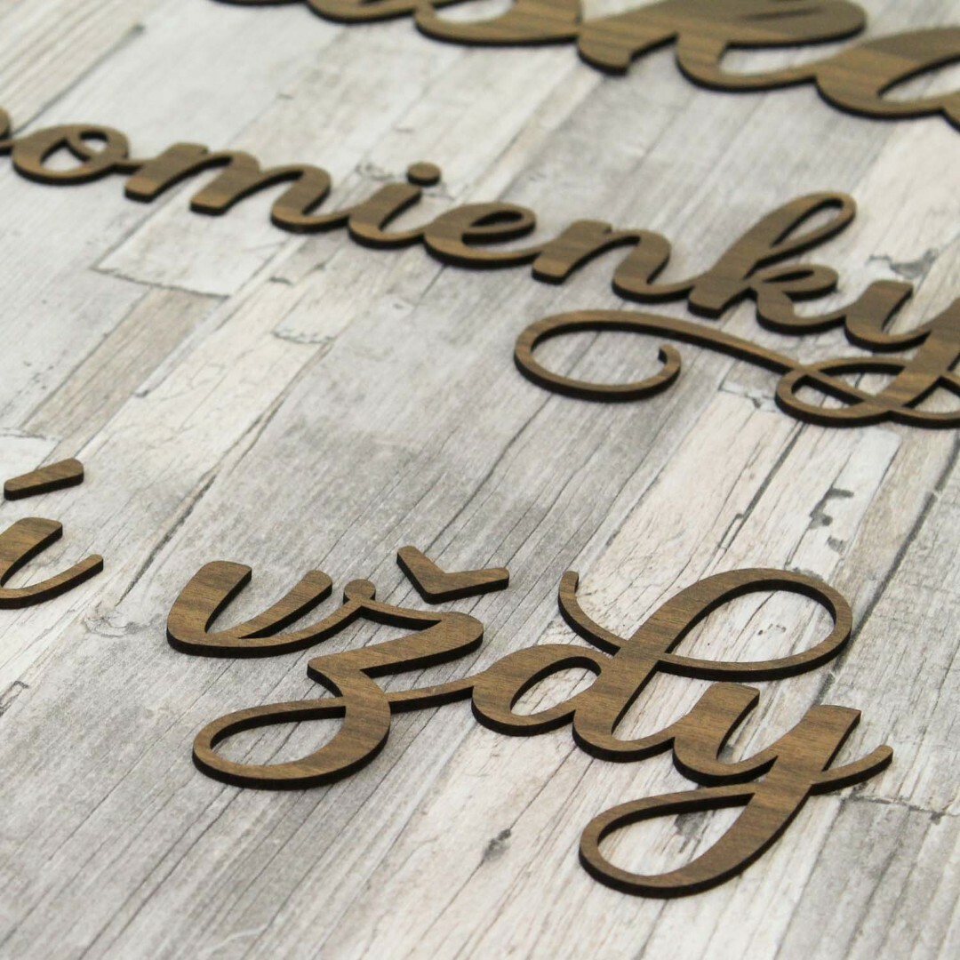 Nalepovací citát o rodine, láske a priateľstve  | Orech