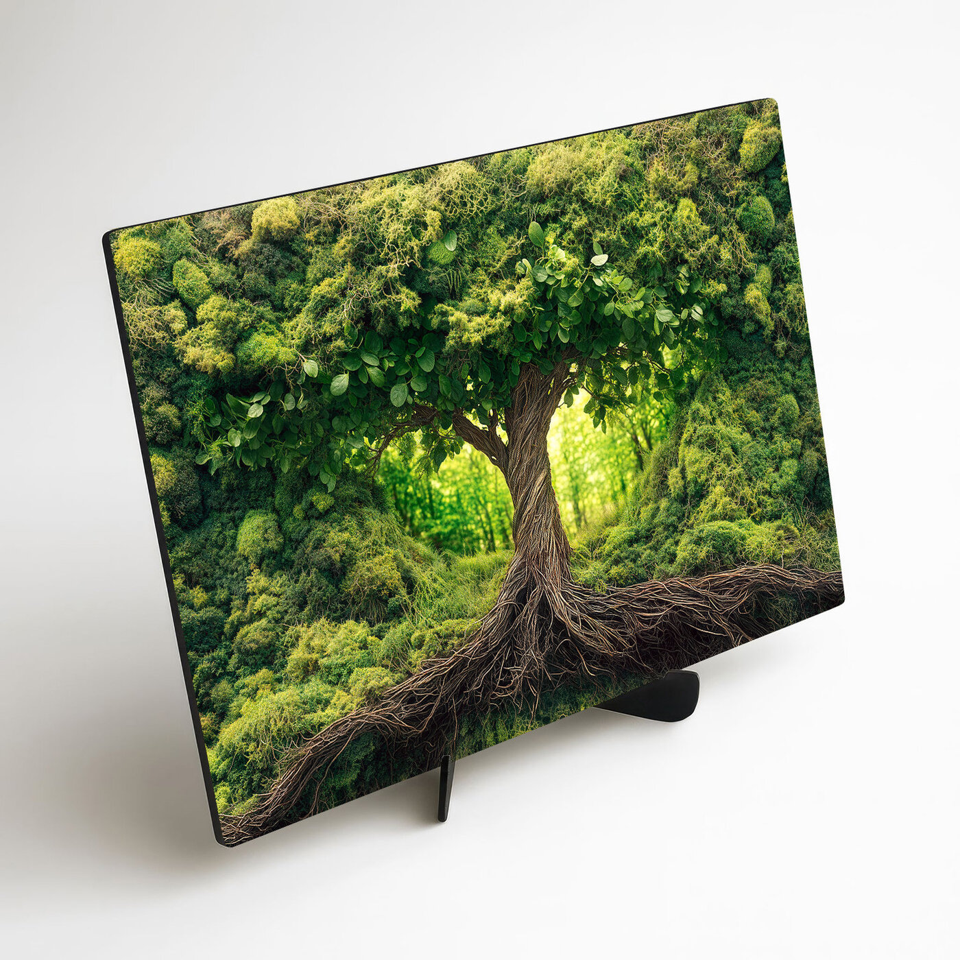 Zelený obraz stromu života - Gaia