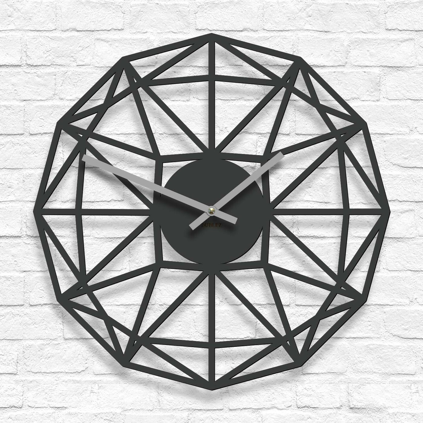 Különleges falióra bármely helyiségbe | Antracitszürke