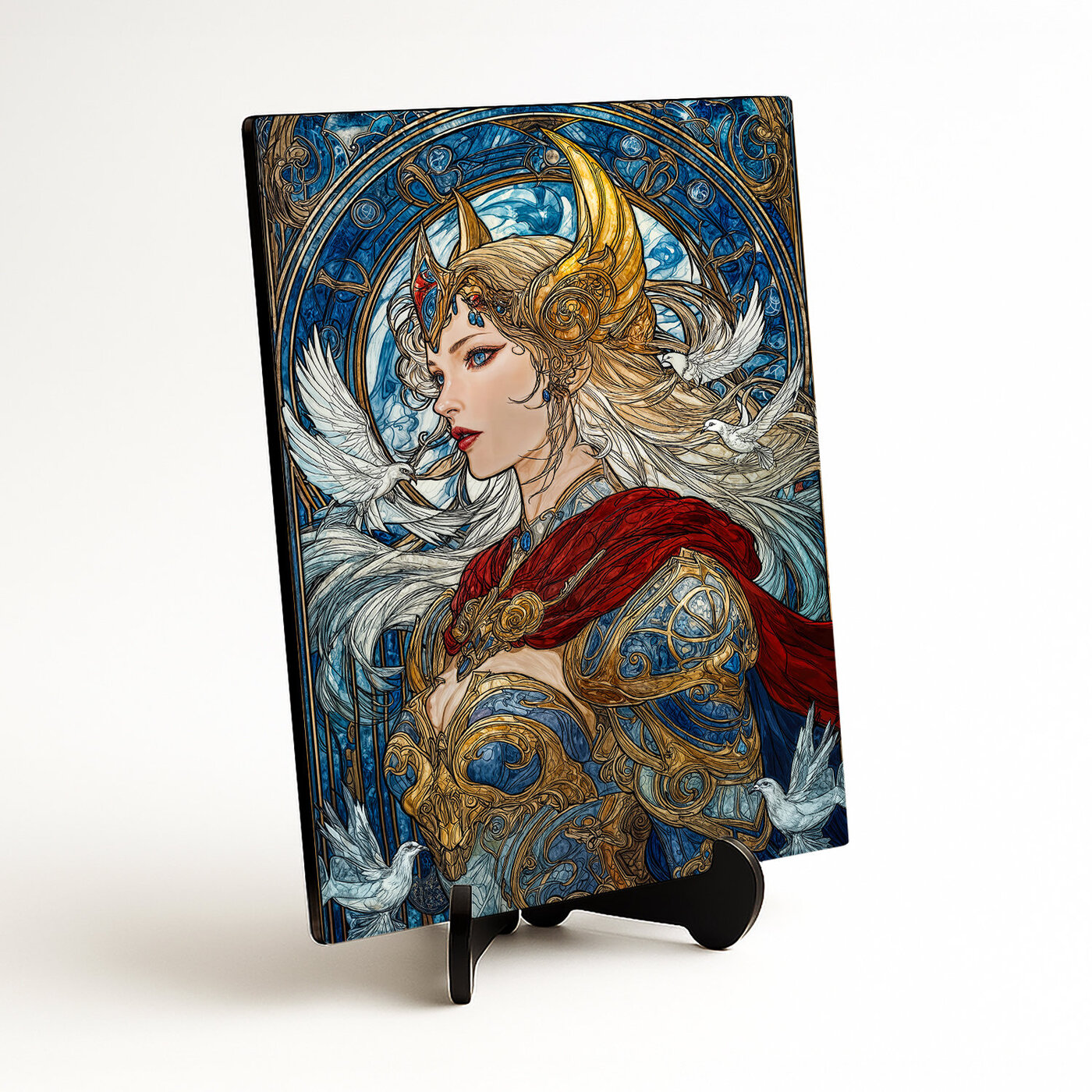 Drevený obraz na stenu - Valkýra