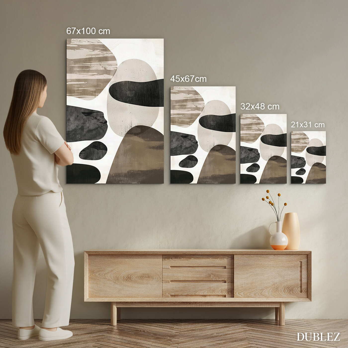 Wooden picture - Shape art