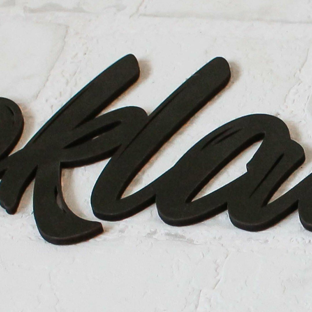 Drevený citát na stenu - rodina  | Čierna