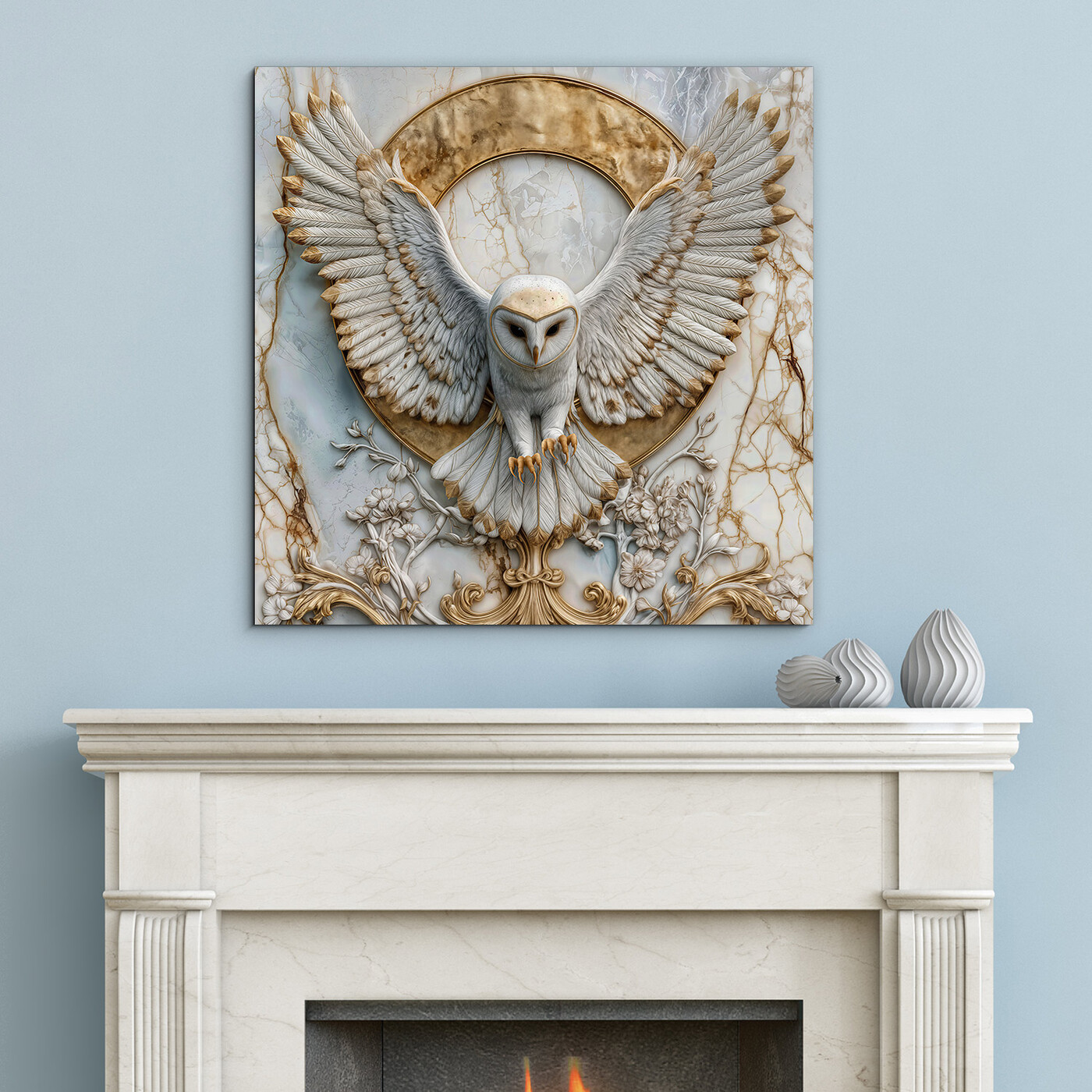 Tablou elegant cu bufniță