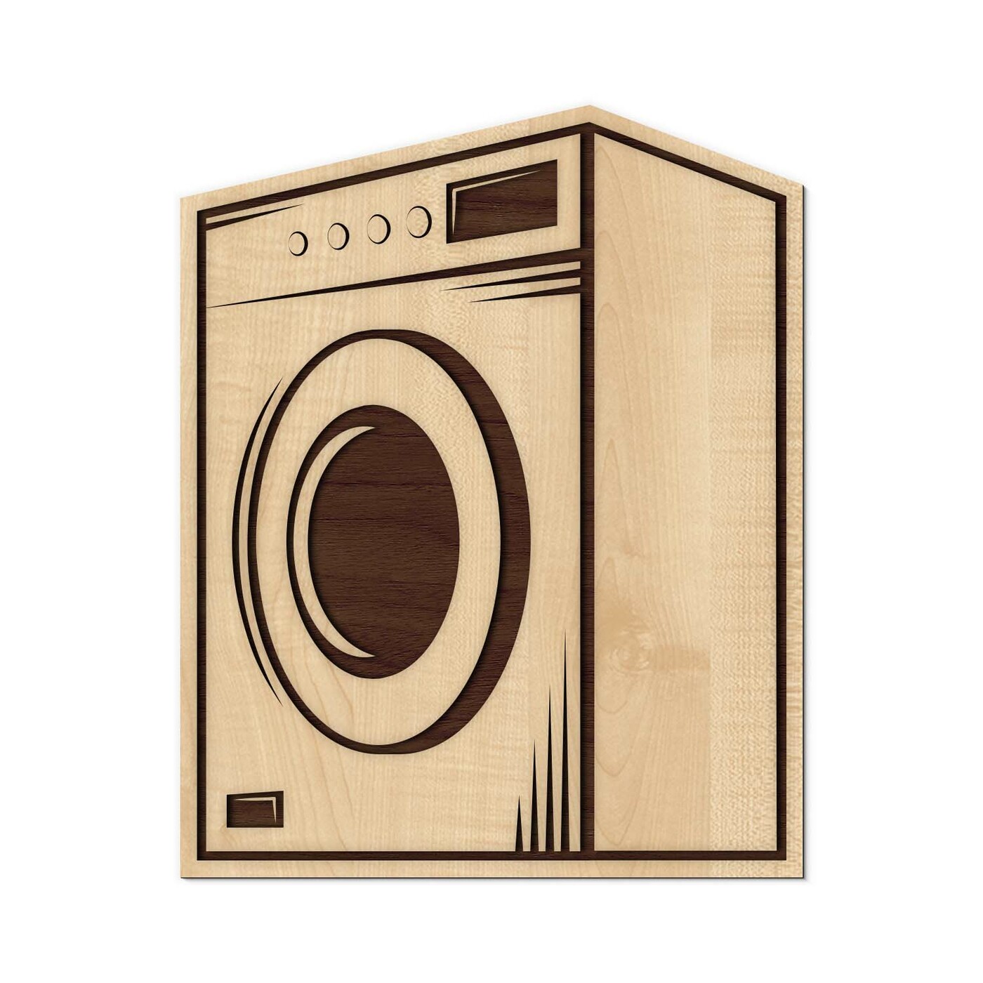 Fa ajtótábla - Mosoda | Juhar