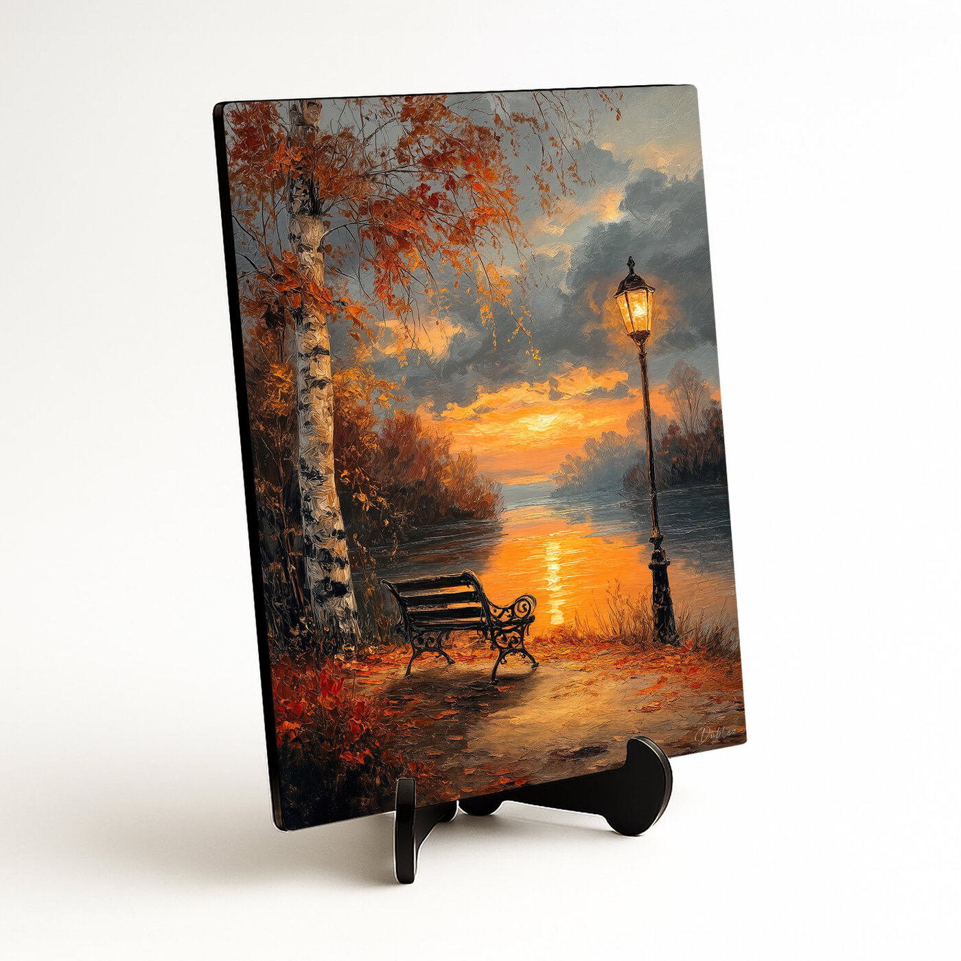 Image - Sunset by the lake