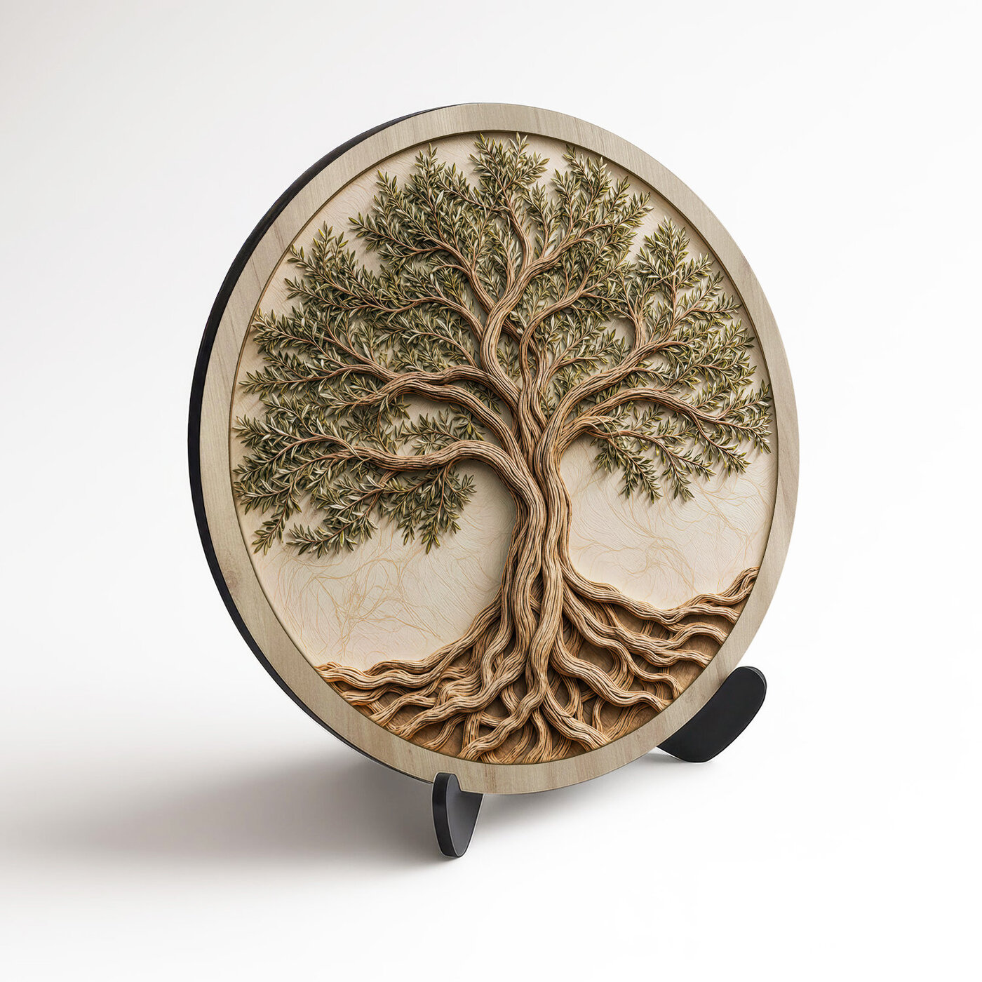 Round picture of the tree of life - The power of roots