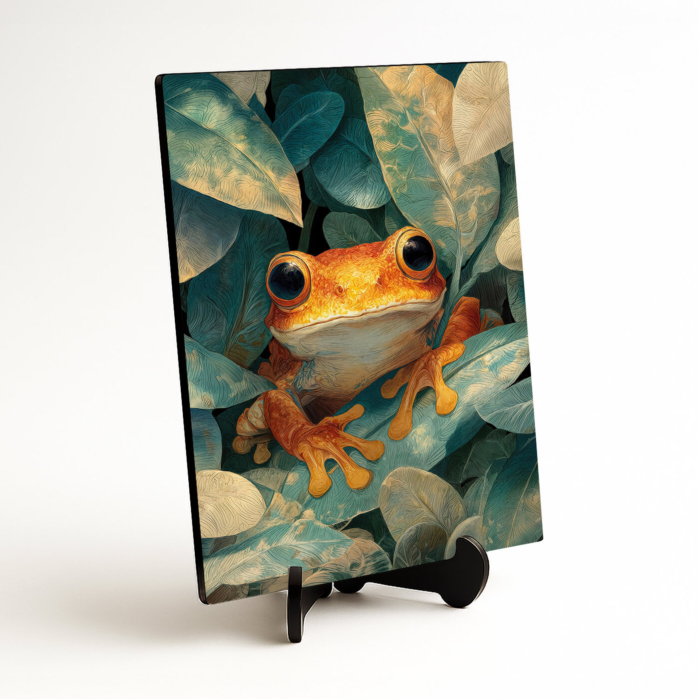 Hravý obraz pre deti - Žabka v džungli