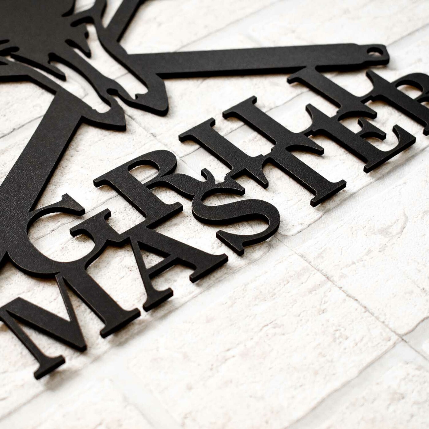 Dekorácia na stenu do kuchyne - Grill Master | Čierna