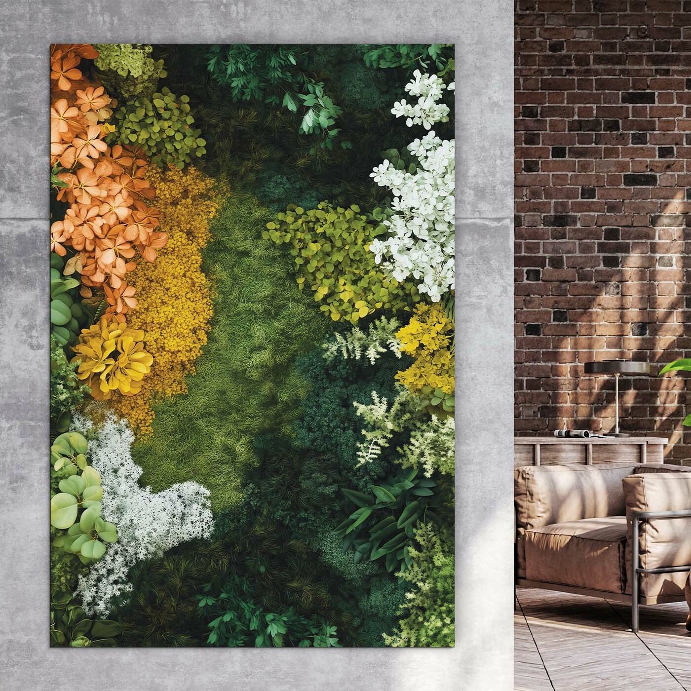 Moss Printed Wall Art - Paradise