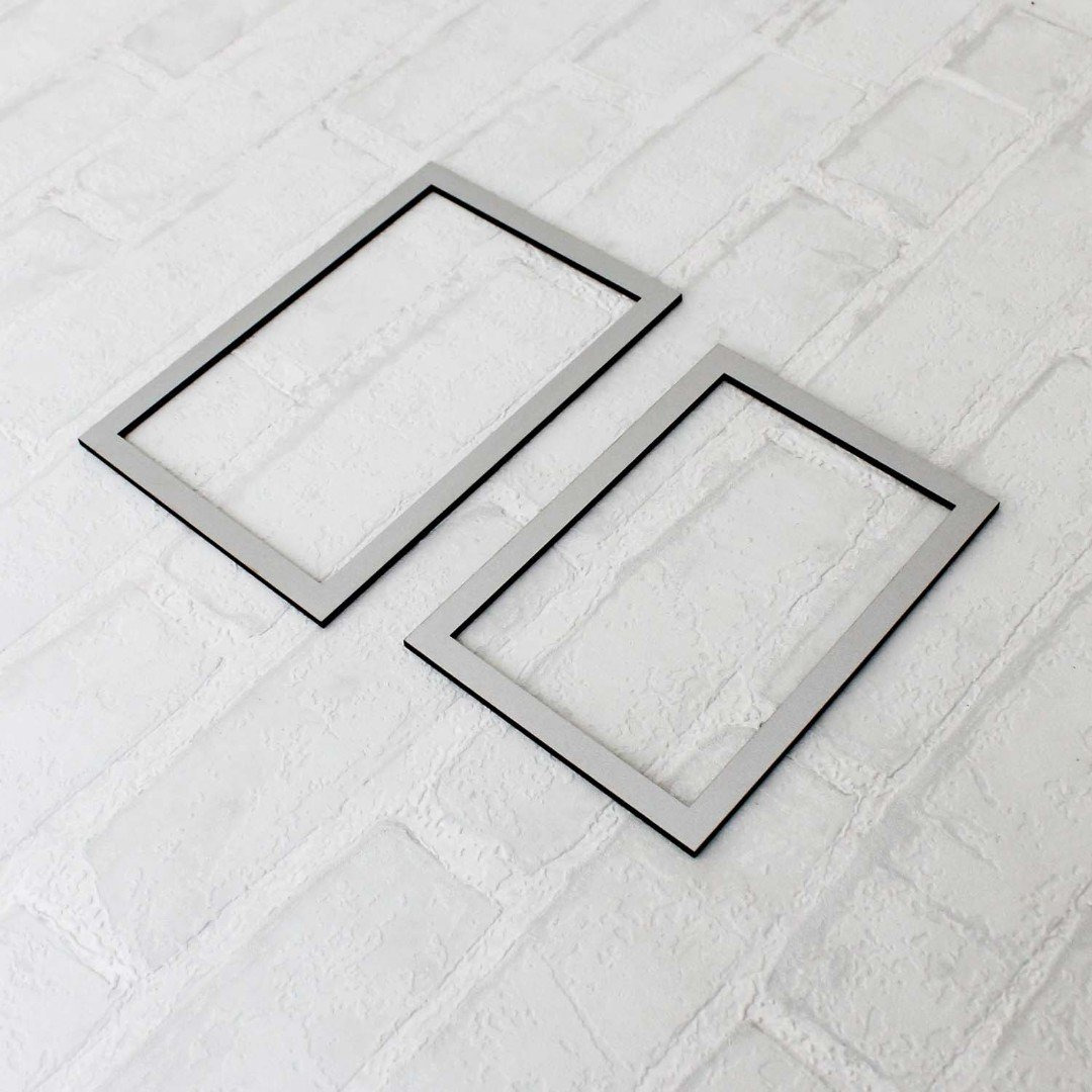 Wooden Photo Frame | Silver