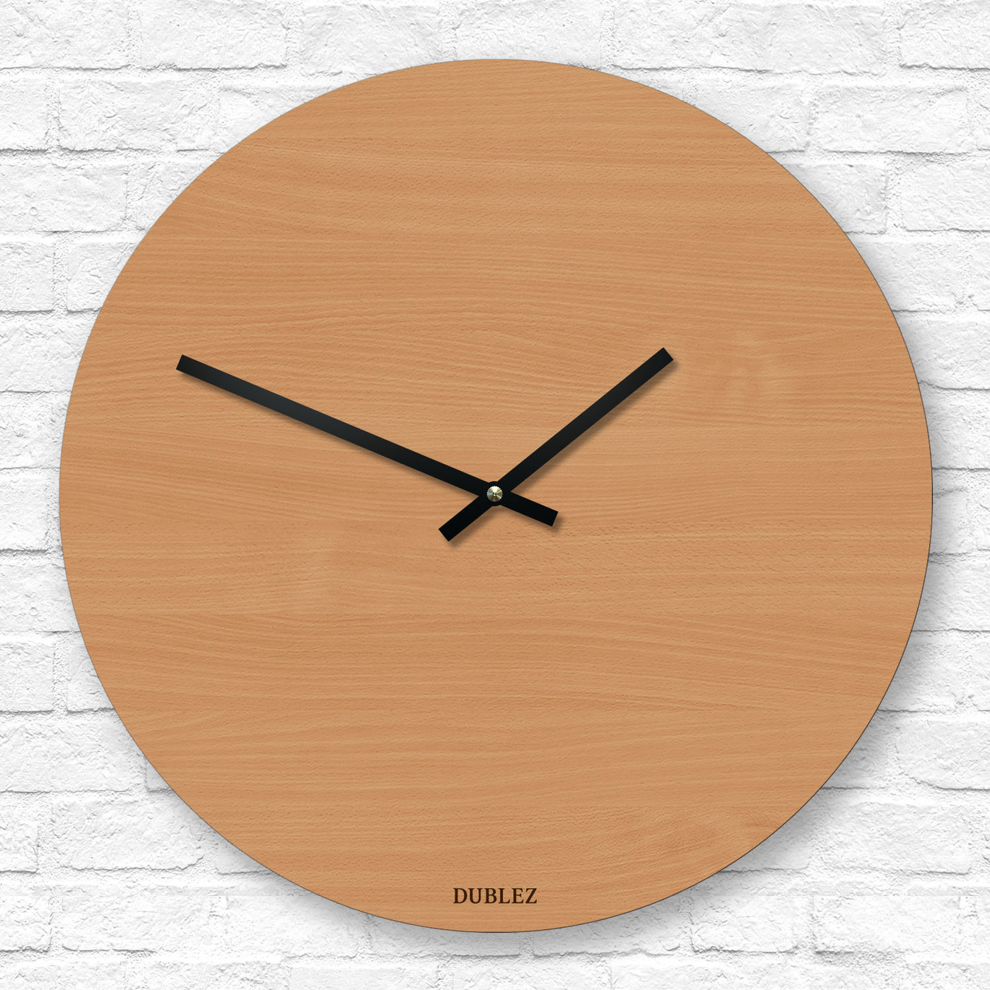 Wall clock in minimalist style - Empty | DUBLEZ