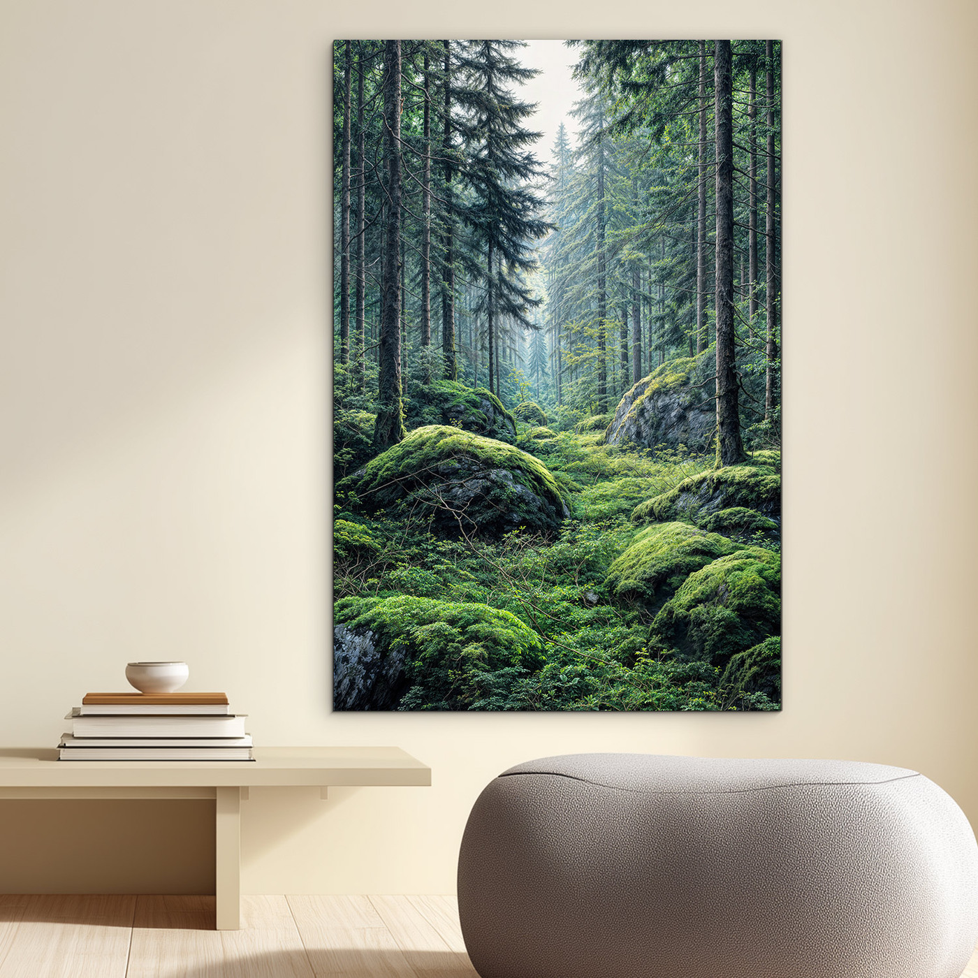 Tablou din lemn - Pădure adâncă