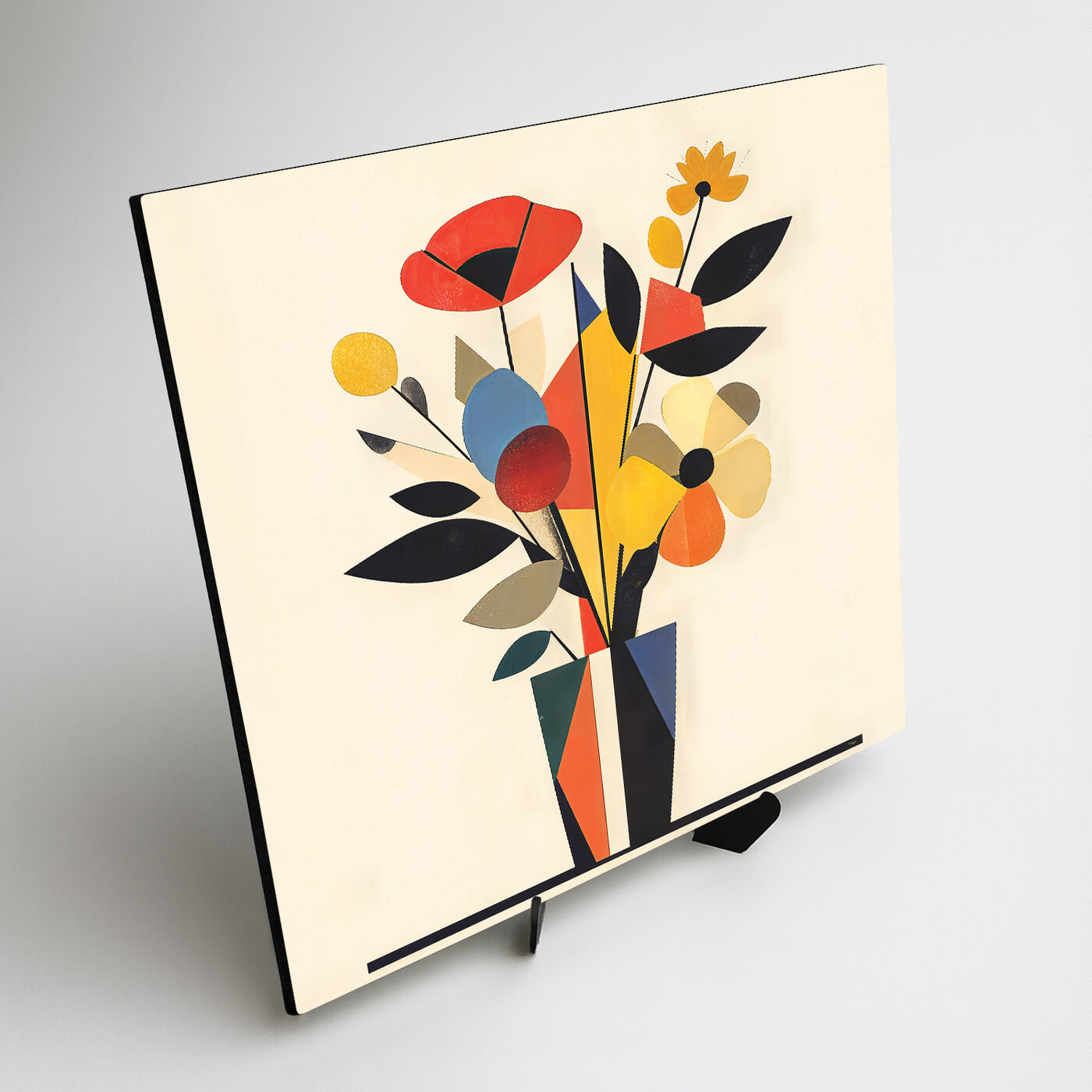 Wall Art of Abstract - Geometric Flowers