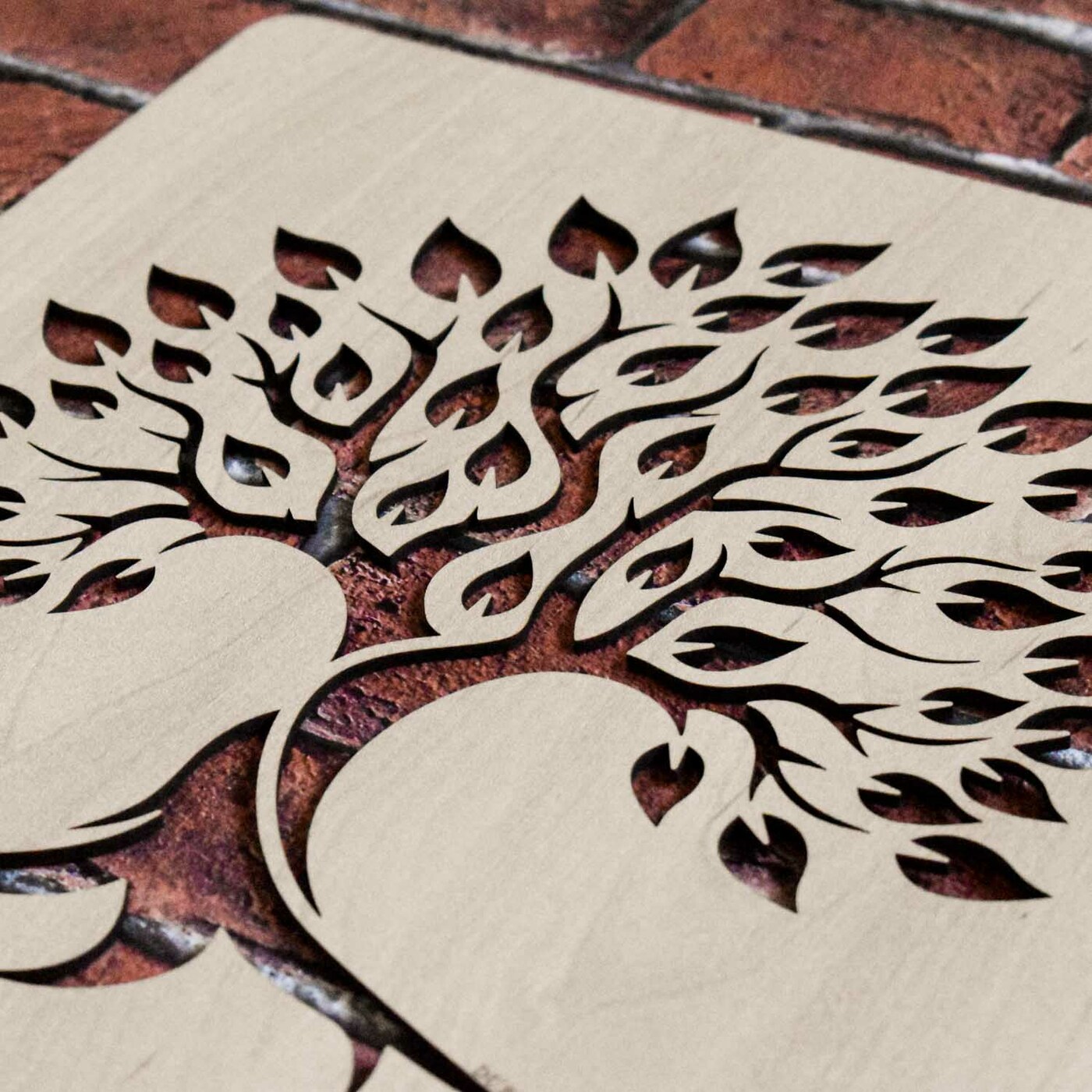 Wooden Tree of Life on the Wall - Sapphire | Maple