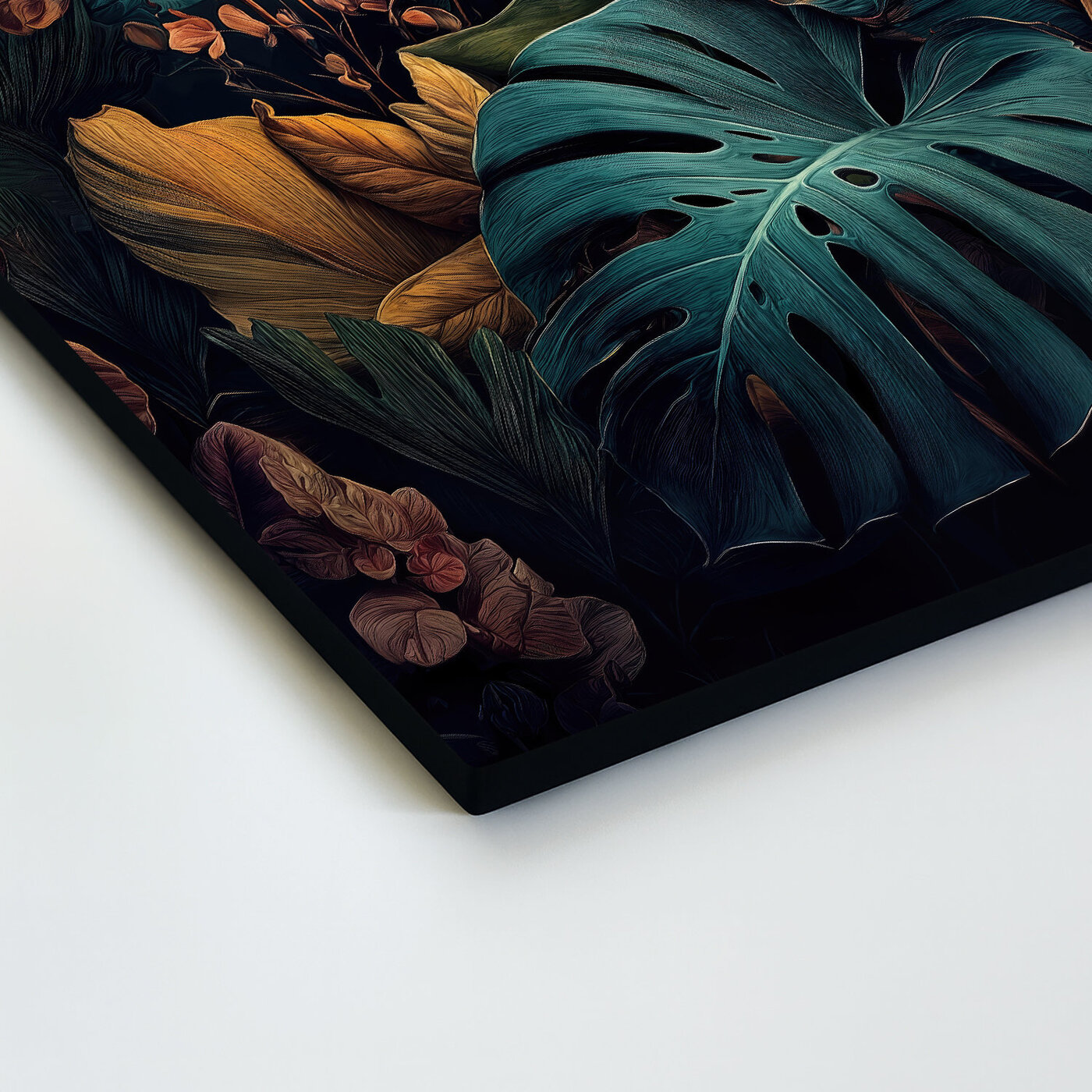 Moderný obraz do obývačky - Neonová džungľa