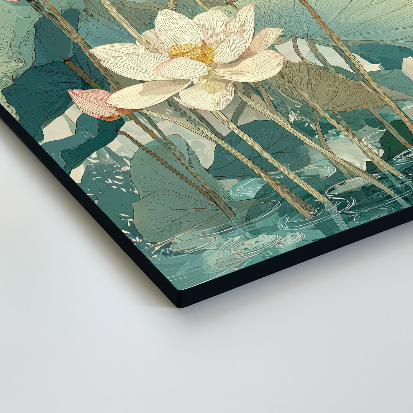 Štýlový obraz - Kvitnúce lotosy