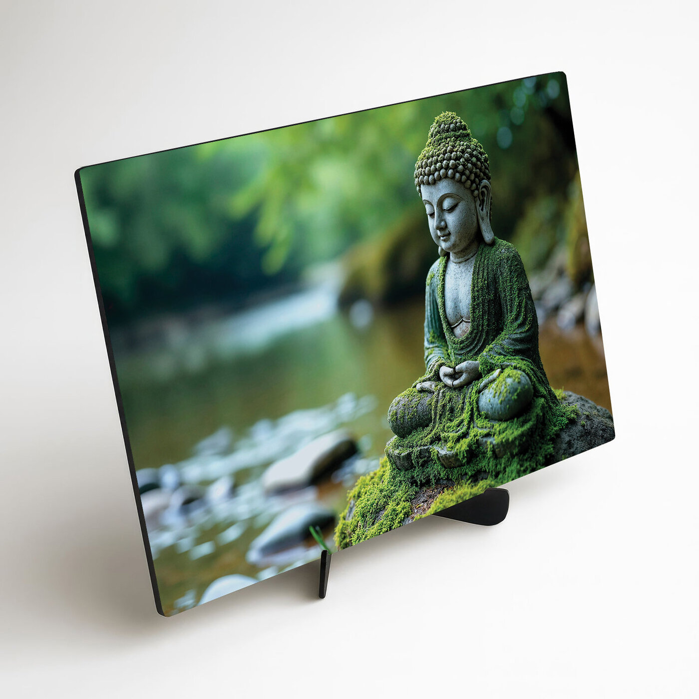 Nástěnný obraz - Kamenný Buddha v lese