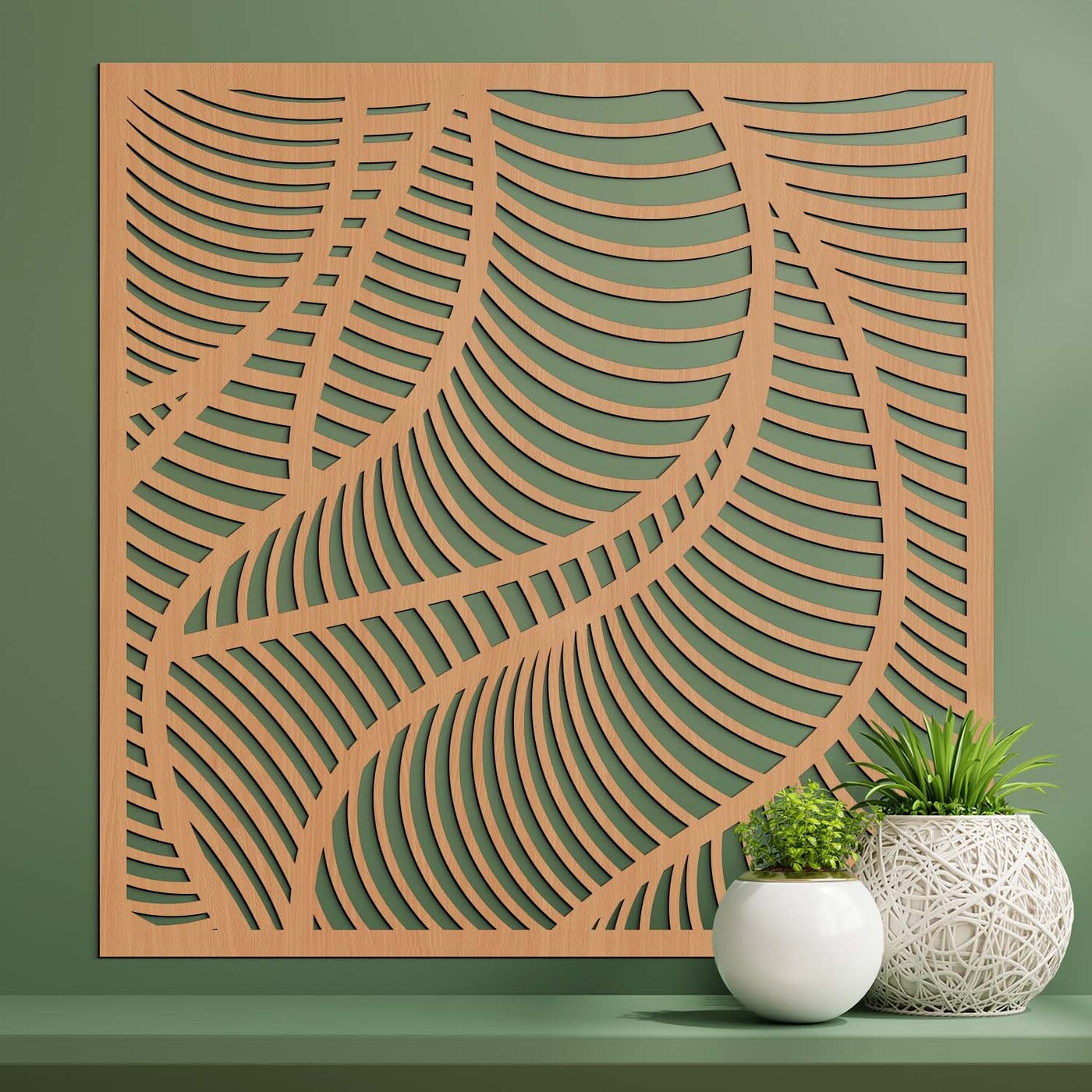 Cut-out Abstract Picture - Desert Dunes