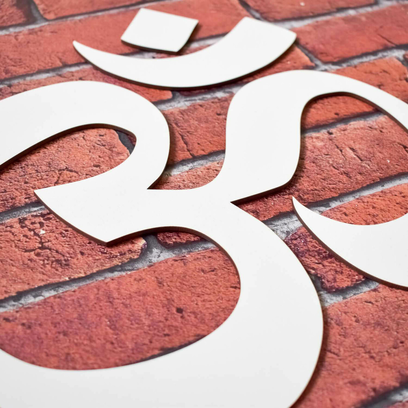 Fa Ohm szimbólum a falra | Fehér