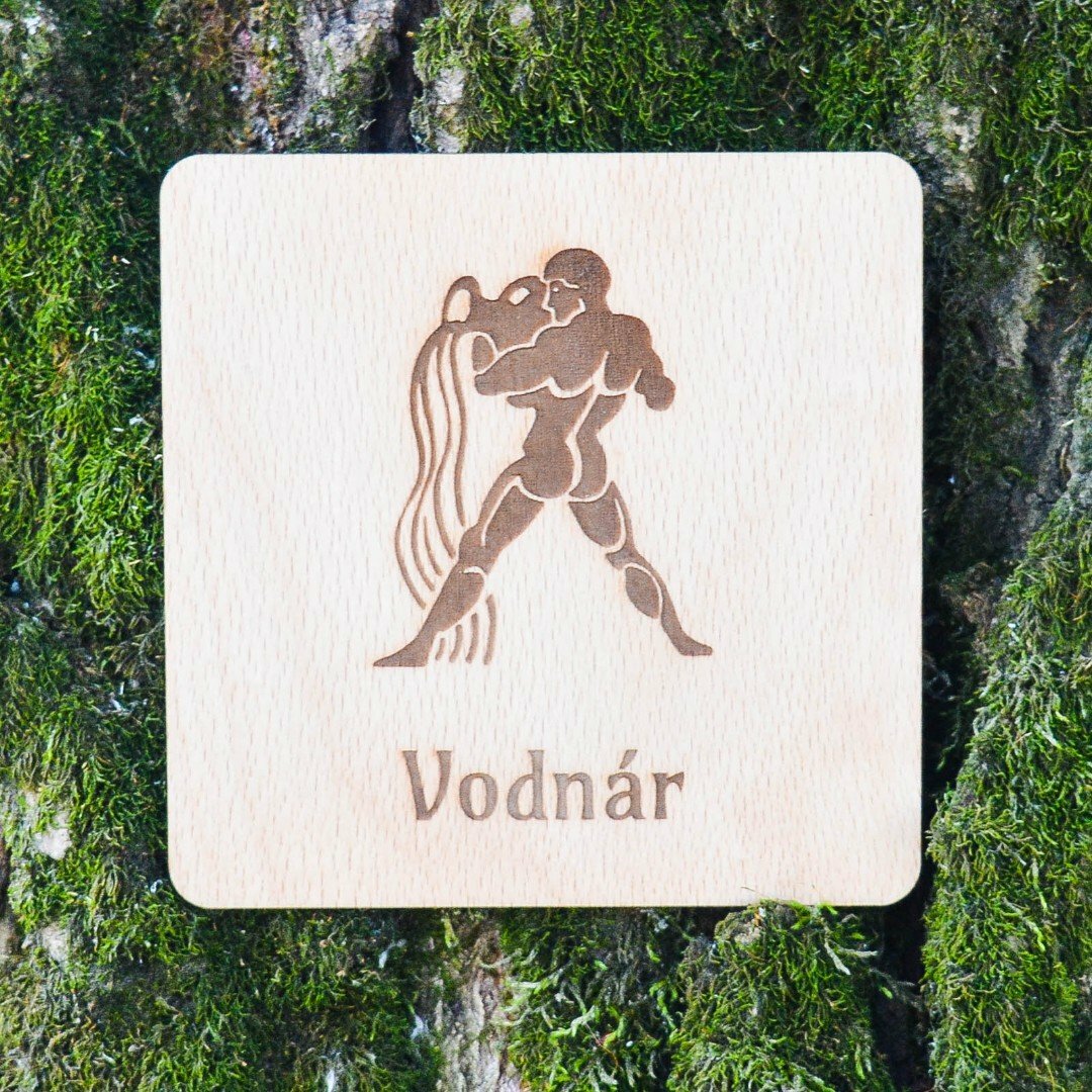 Podložka pod pohár - Znamenie vodnár