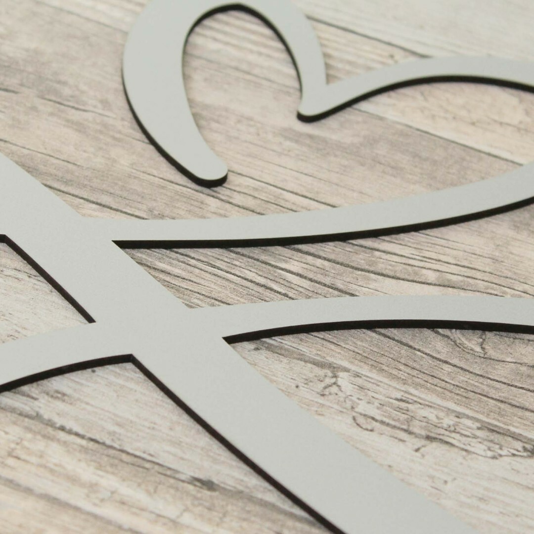 Wooden Decoration for Bedroom - Endless Love | Silver