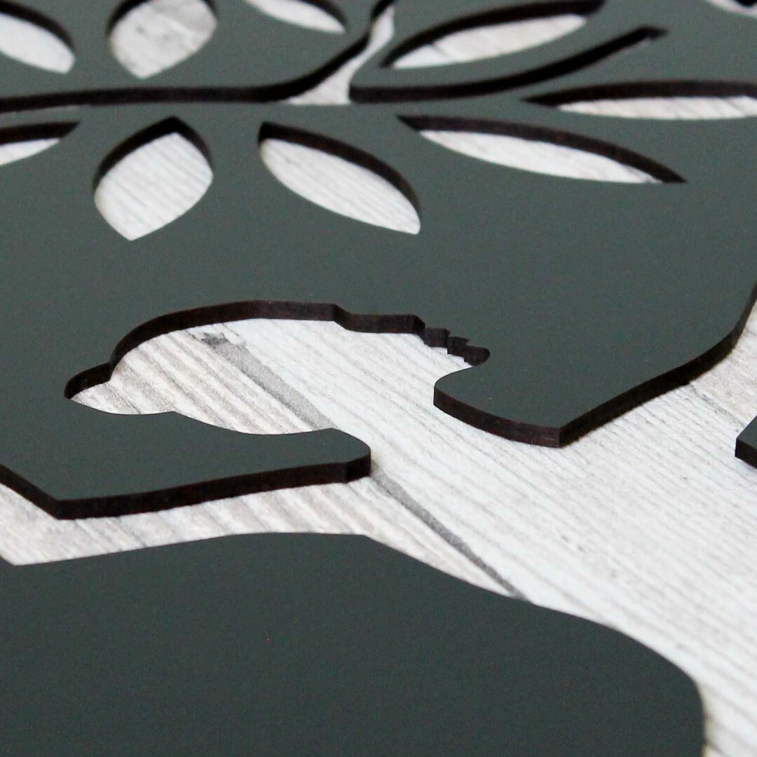 Kétrészes kép - DIVA életfa | Fekete