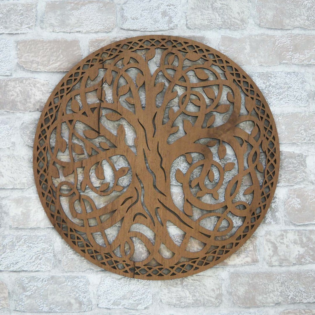  Keltský strom života na zeď - Crann | Dub tabákový