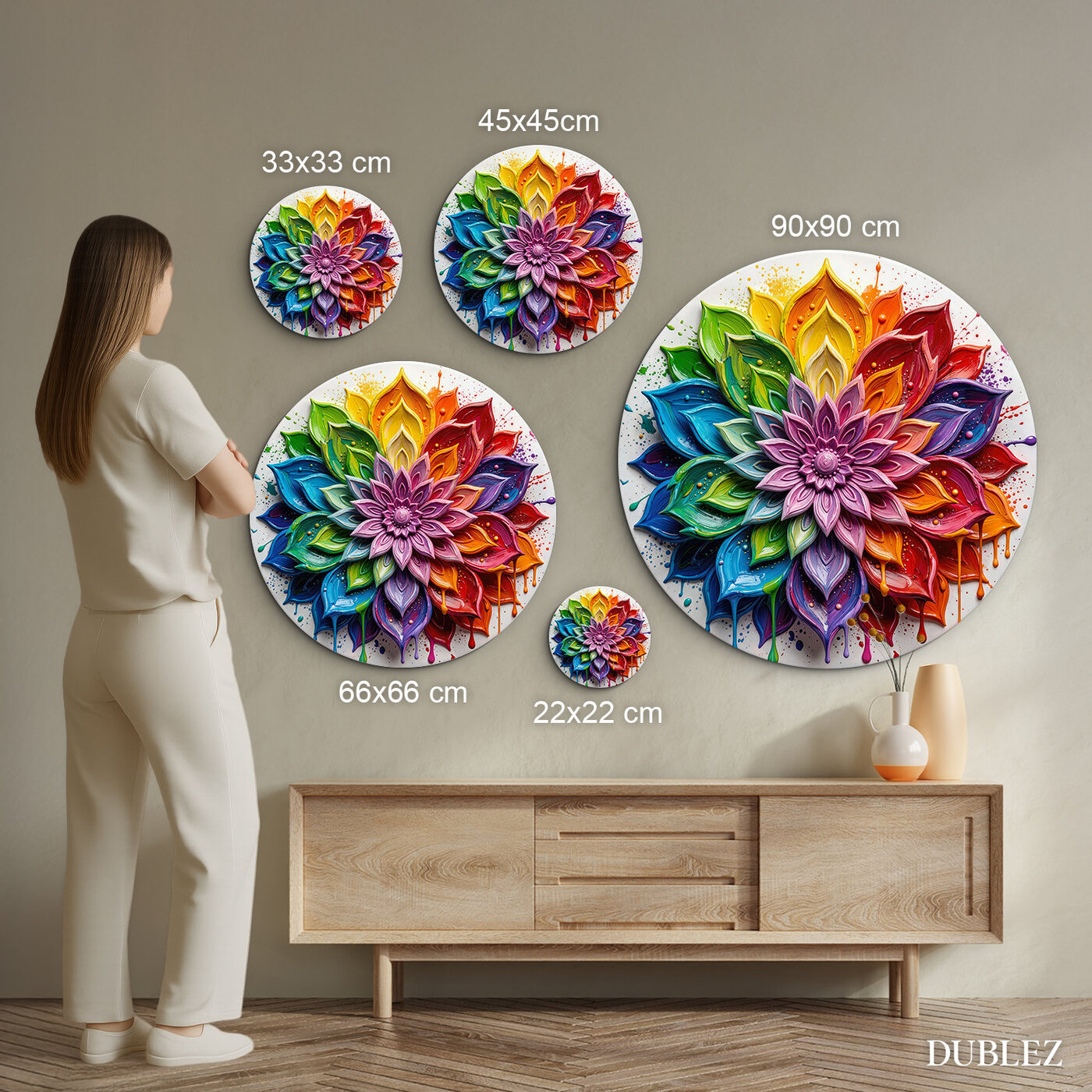 Mandala for the wall - Joy
