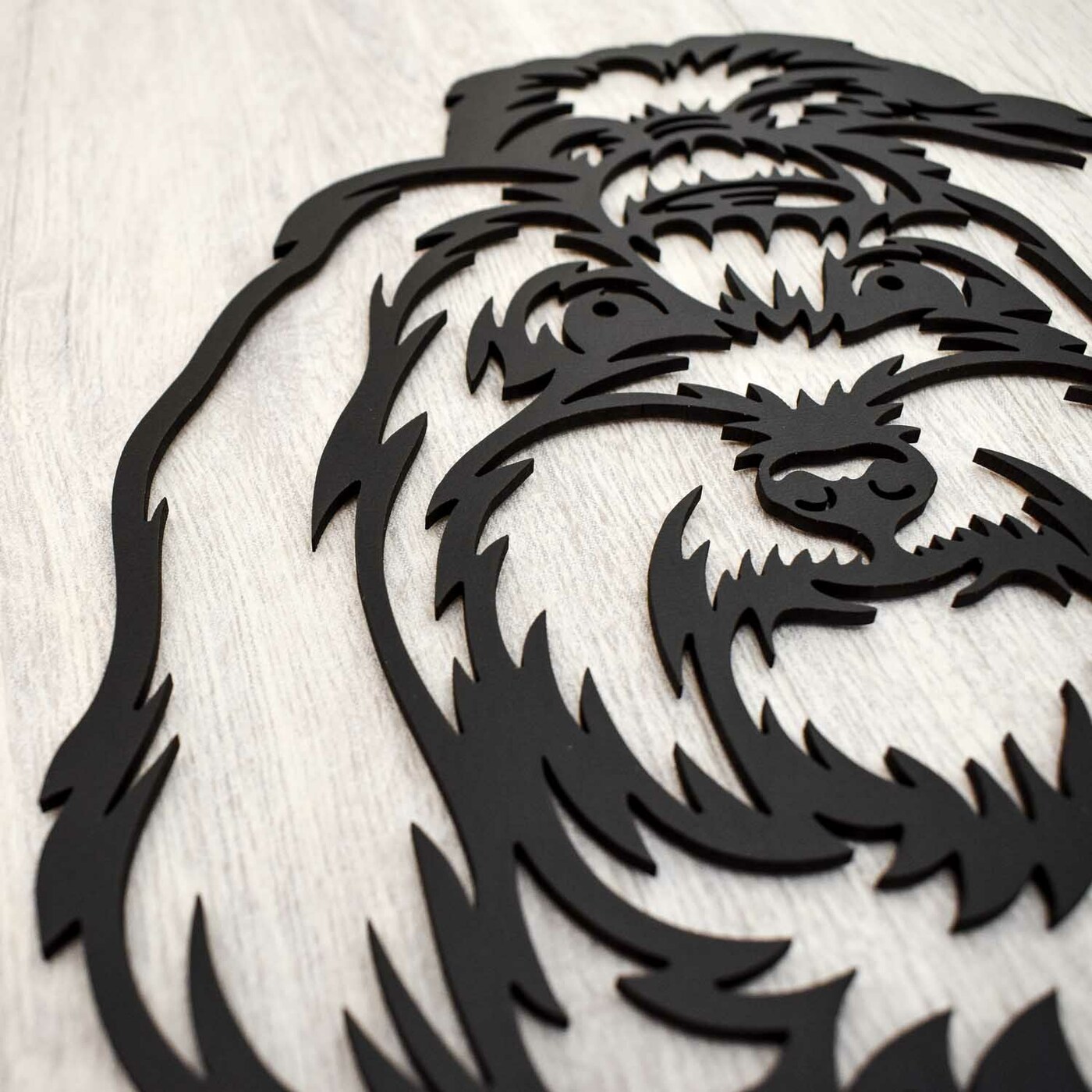 Wooden Wall Decoration - Maltese Dog | Black