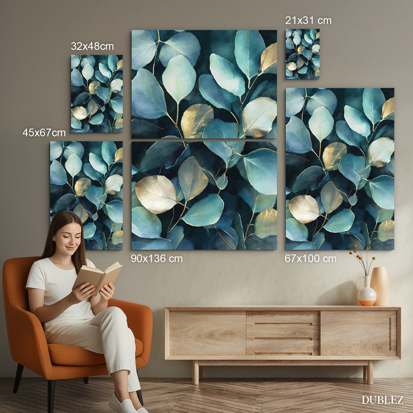 Dizajnový obraz - Eukalyptus | 90x136 cm