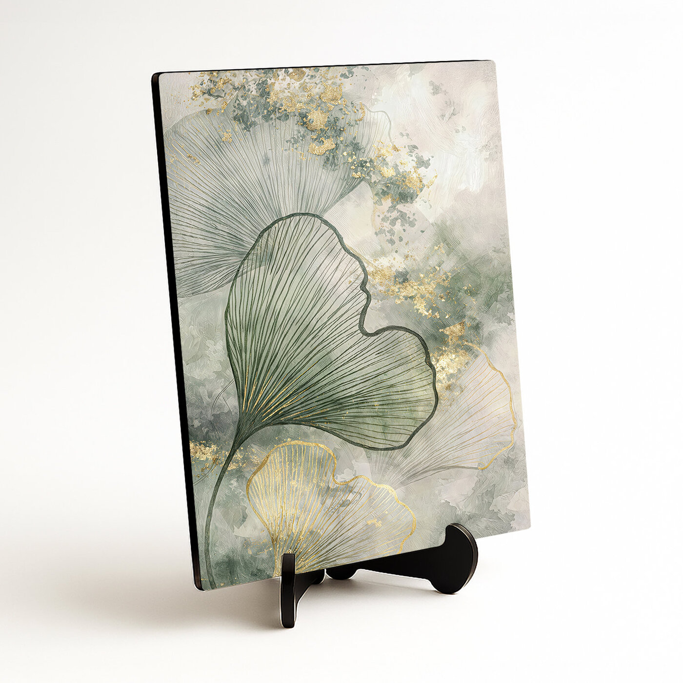 Moderný drevený obraz - Ginkgo Linea