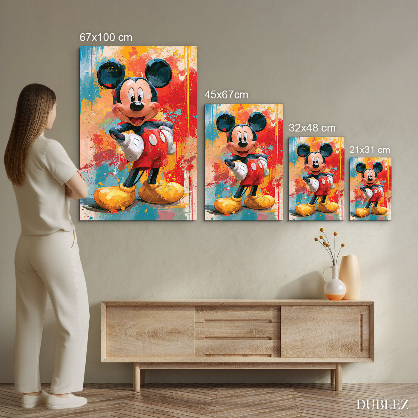 Pop art Disney obraz - Mickey Mouse