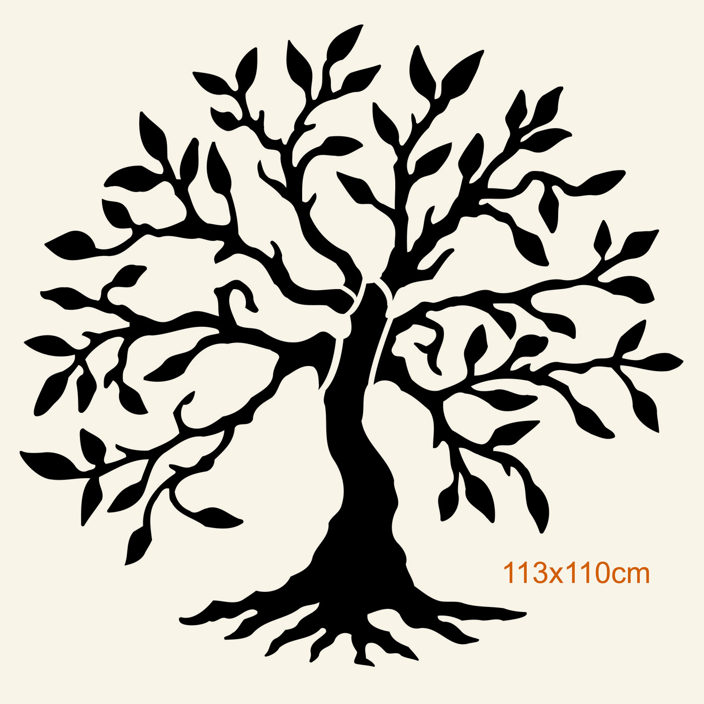 Tree of Life on the Wall - Vita | 113x110 cm
