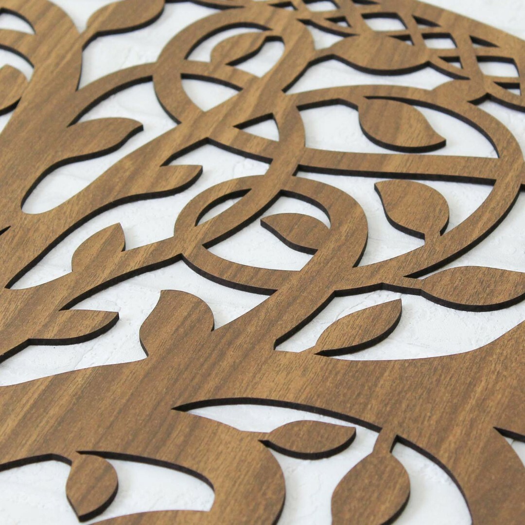  Keltský strom života na zeď - Crann | Ořech