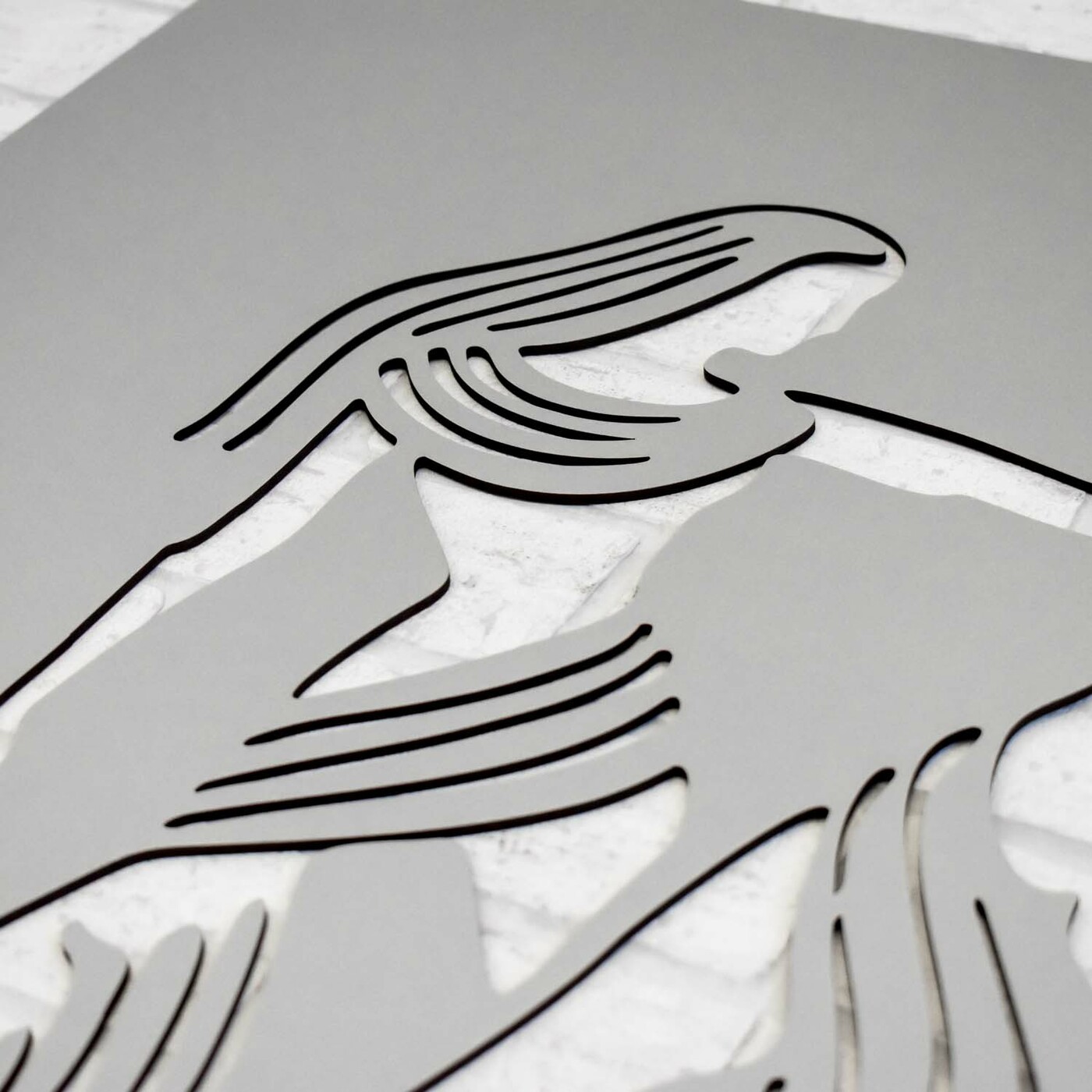 Drevená dekorácia - Znamenie Blíženci | Strieborná