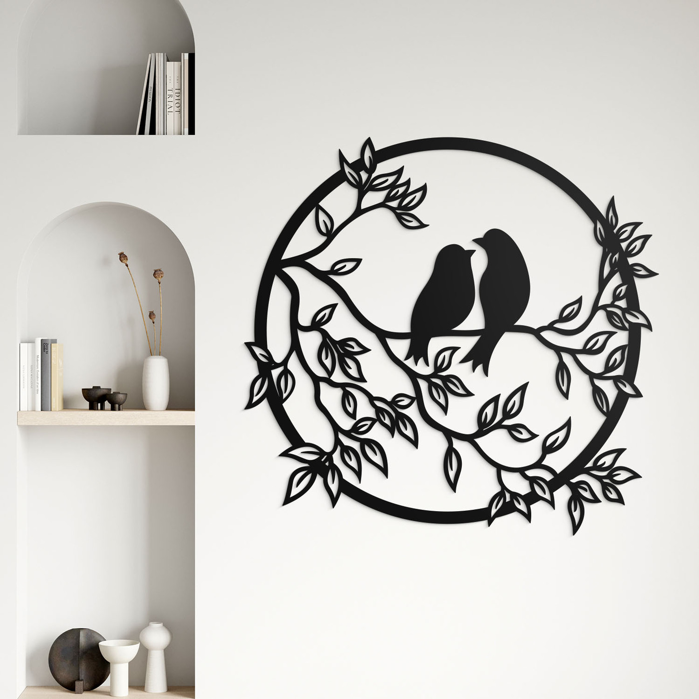 Drevená dekorácia do izby - Hrdličky