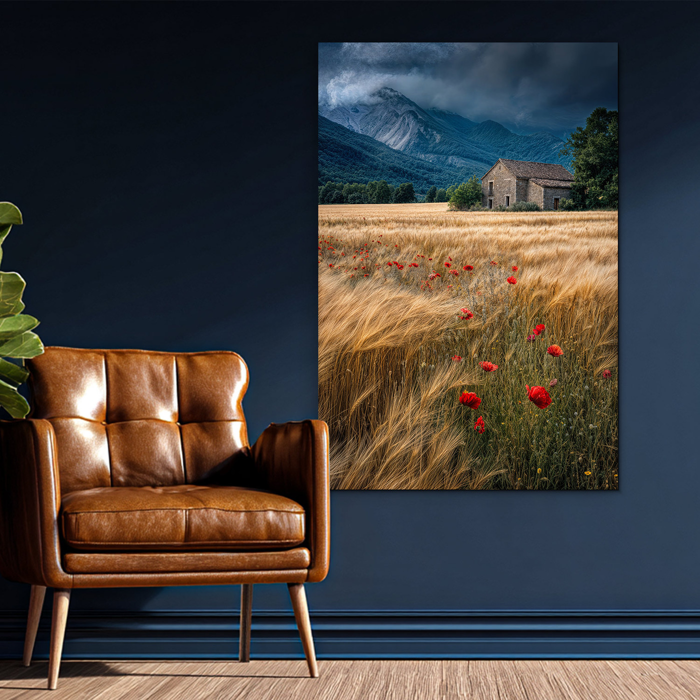 Image of nature - Poppies in the grain