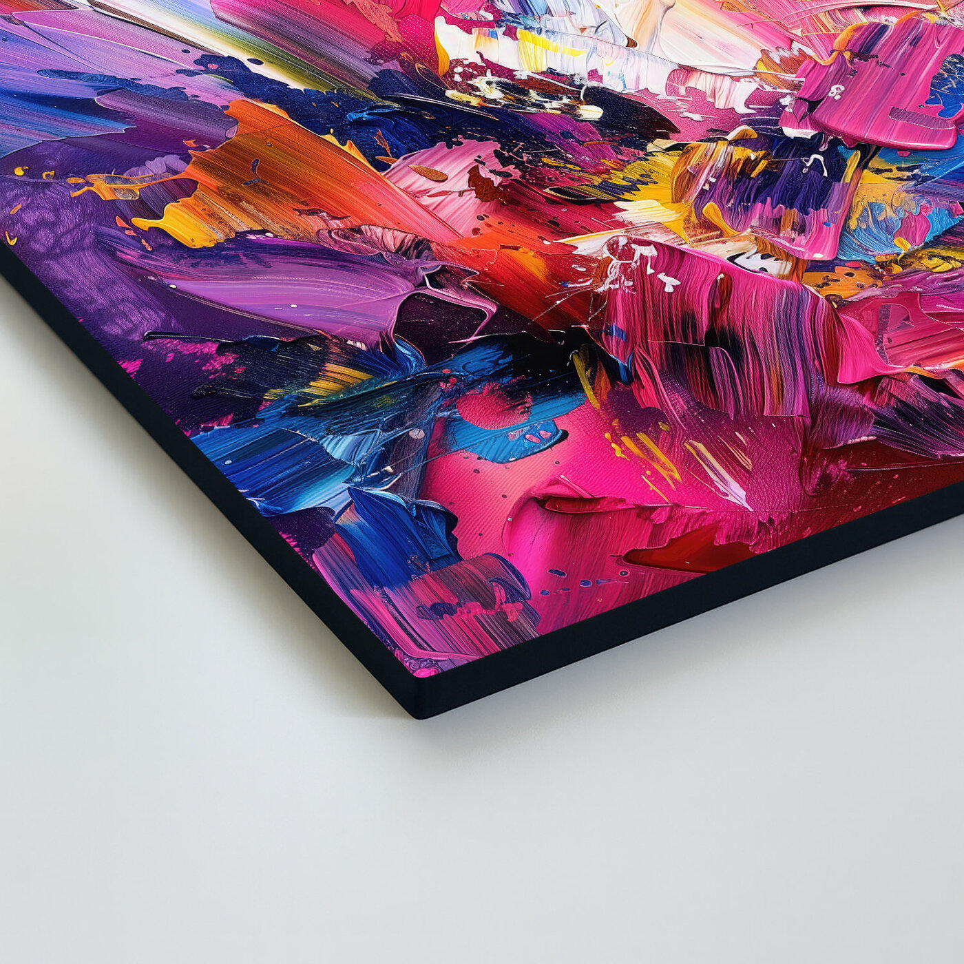 Abstract painting - Explosion of colors