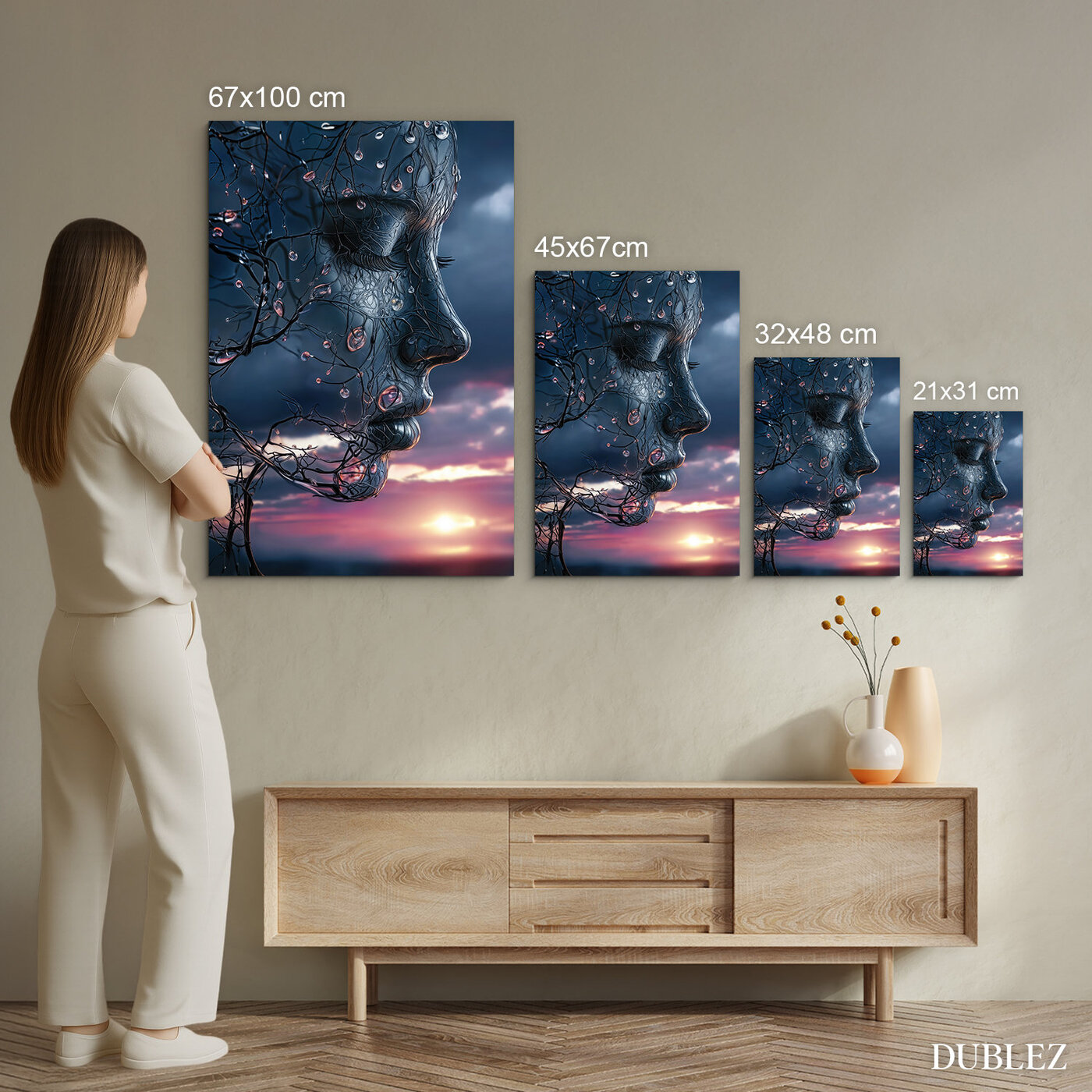 Farebný obraz ženy - Obrys duše