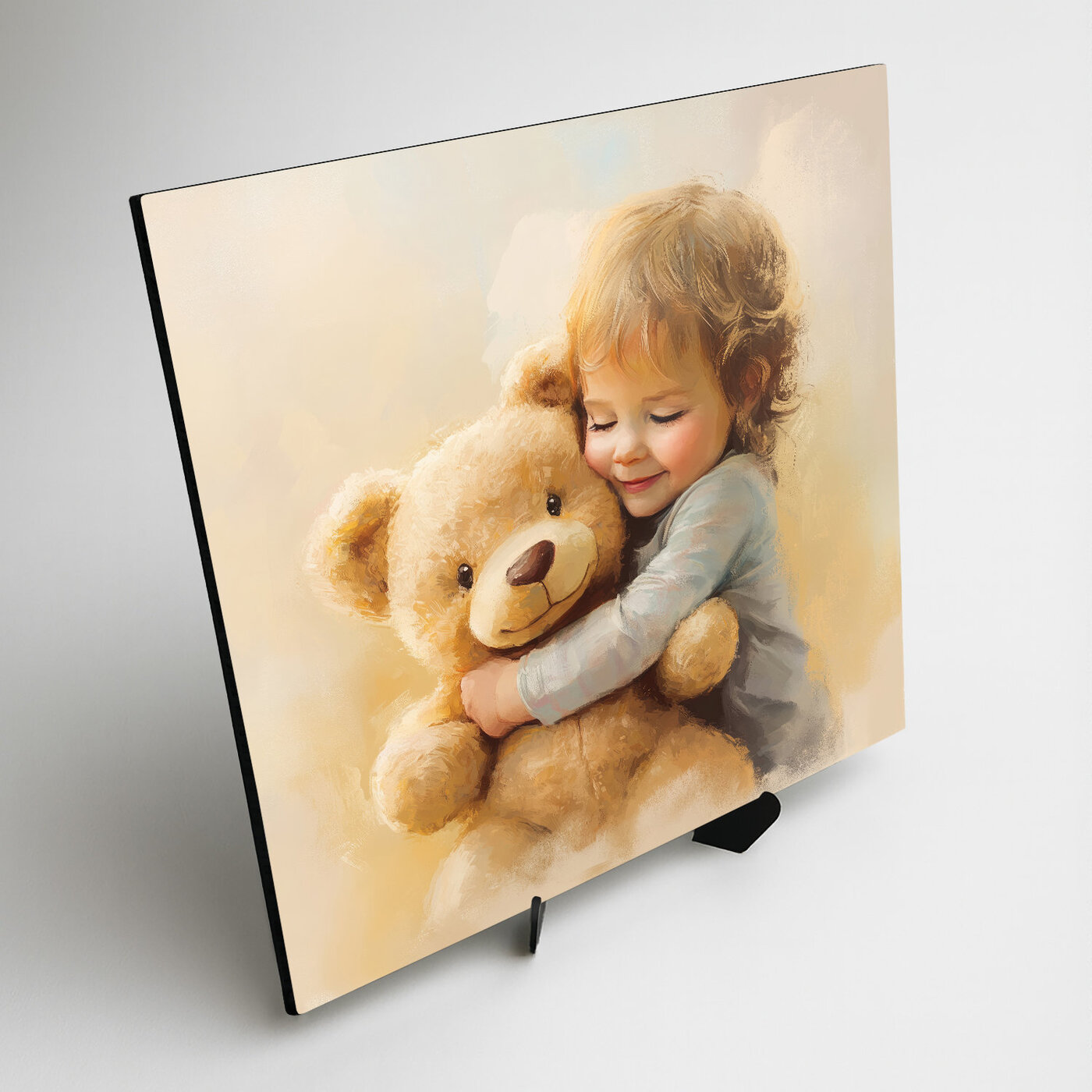 Children&#039;s Colorful Wall Art - Teddy Bear