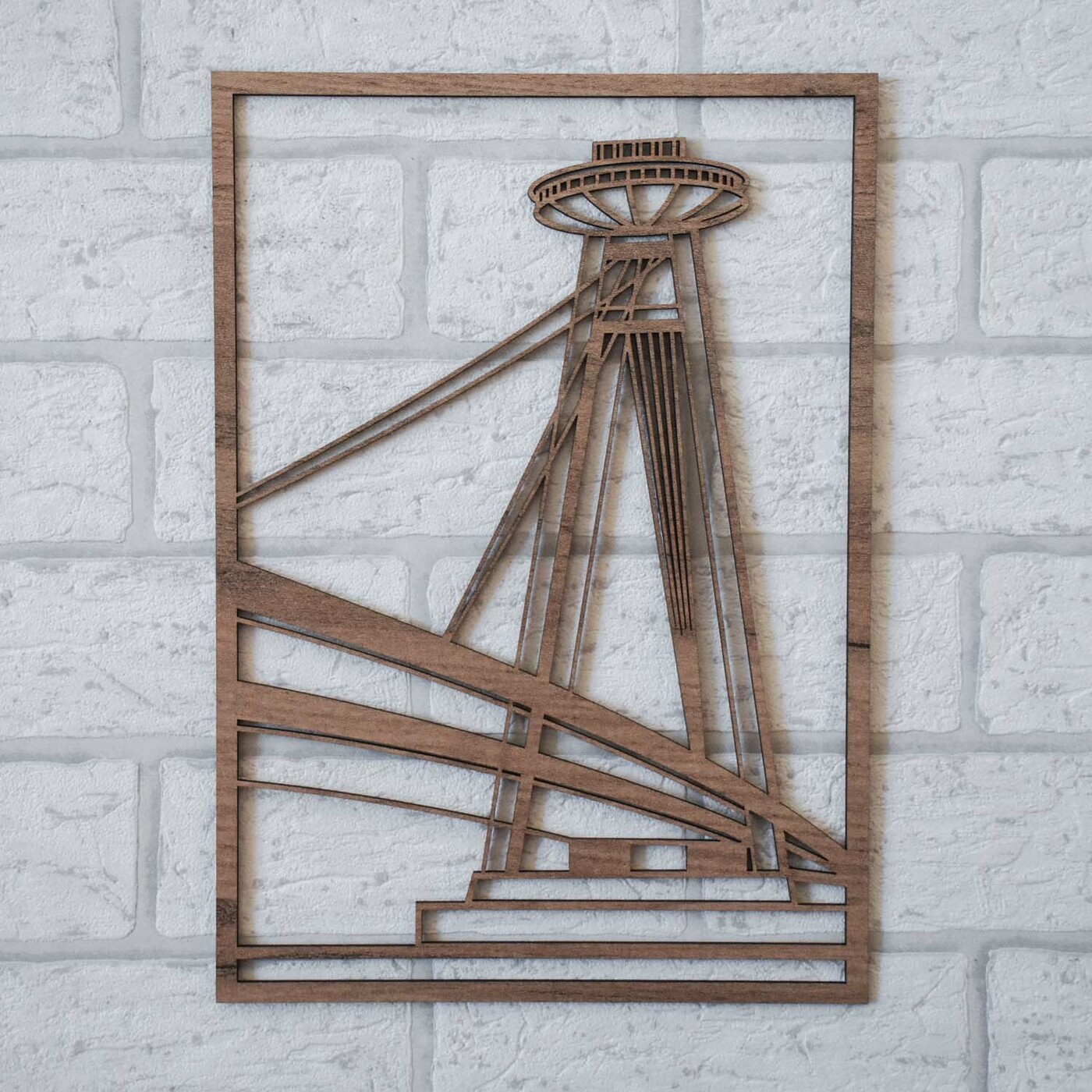 Drevený obraz - Most SNP | Dub tabakový