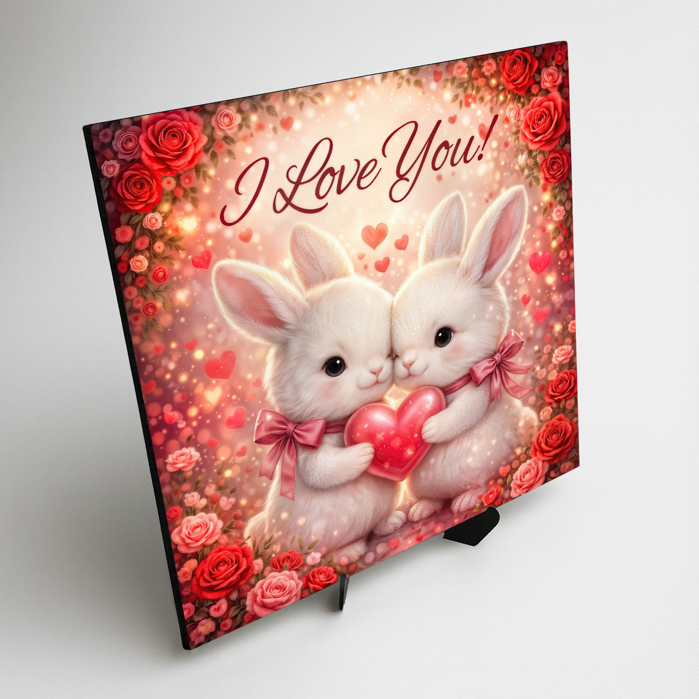 Darček na Valentín - Obraz zajačiky