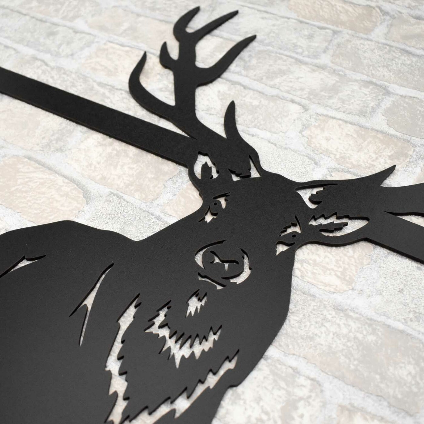 Modern Wall Art - Deer | Black