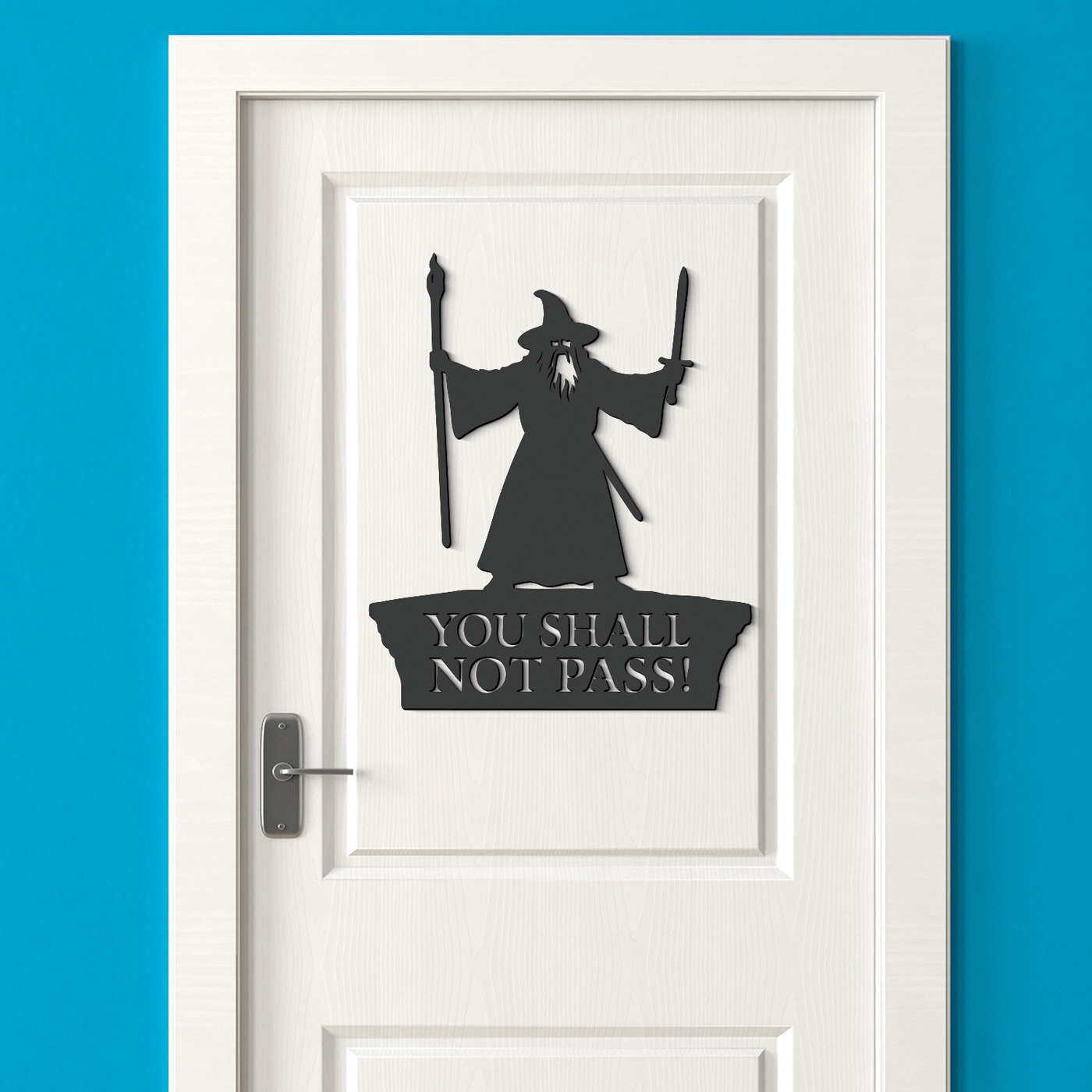 A Gyűrűk Ura fa kép - Gandalf | Antracitszürke